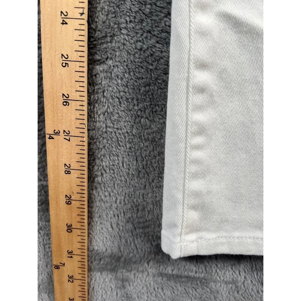 Lauren Lauren Jeans Co Jeans Womens 12 33x31 White Straight Leg